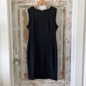 Calvin Klein black dress with gold zipper 12